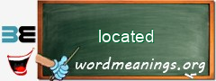 WordMeaning blackboard for located